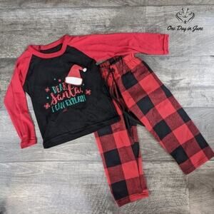 AASSD Dear Santa Pajamas Size 2-3